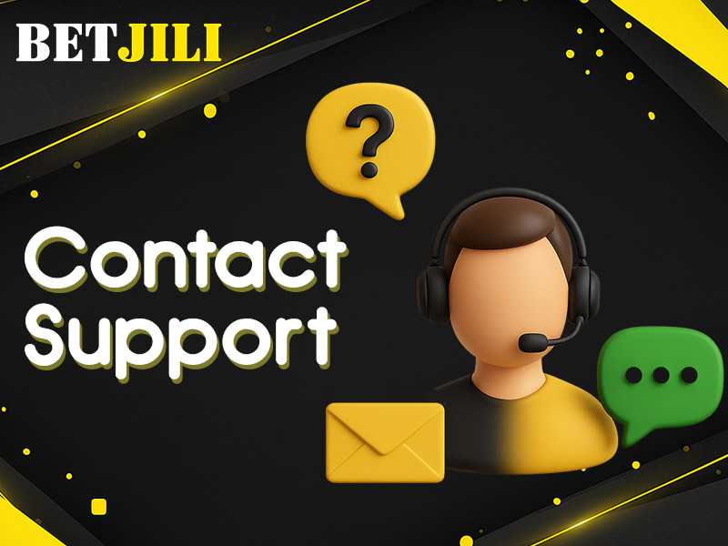 Contact BetJili support team via chat, messenger, or email