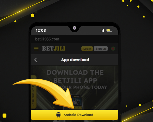 Click Android icon to start downloading Betjili APK