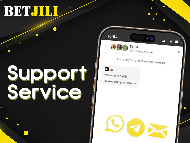 24/7 Betjili Casino player support via WhatsApp, Telegram, email, and live chat