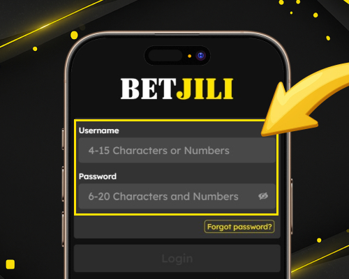 Enter nickname and password.