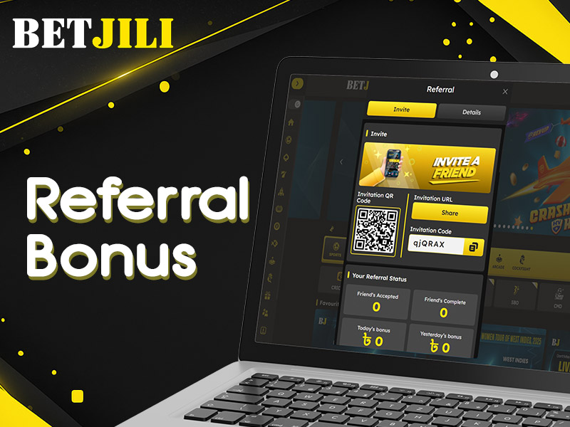 BetJili referral bonus with instant rewards and long-term earnings