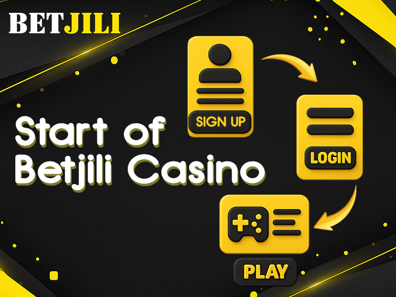 Login and game launch at Betjili Casino