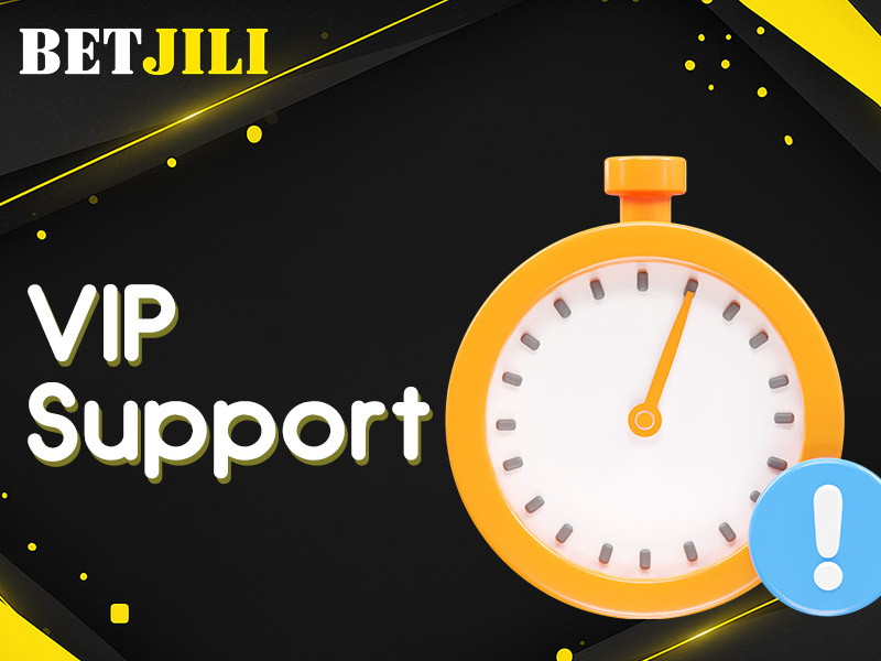 Betjili VIP service offers priority support with instant connection and 24/7 availability.